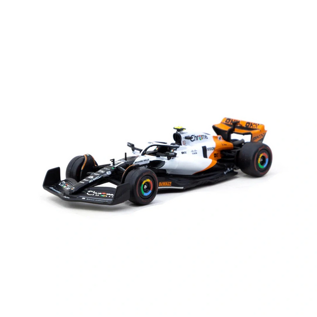 Tarmac Works X iXO Models 1/64 McLaren MCL60 Spanish Grand Prix 2023 Qualifying#4 Lando Norris