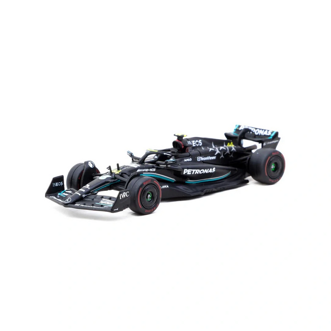 Tarmac Works X iXO Models 1/64 Mercedes-AMG F1 W14 E Performance Hungarian Grand Prix 2023 Pole Position Lewis Hamilton