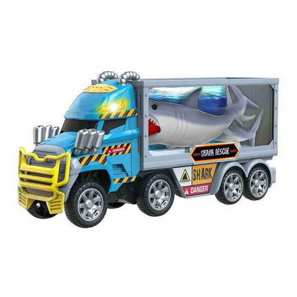 Teamsterz Monster Moverz Sesli ve Işıklı Köpek Balığı Kurtarma Kamyonu 40 cm