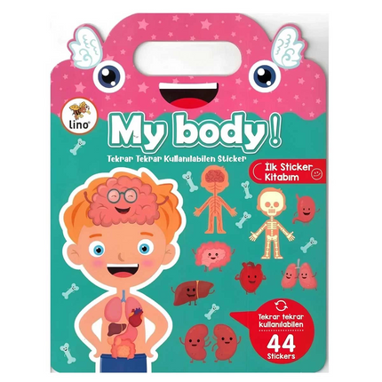 Tekrar Tekrar Kullanılabilen İlk Sticker Kitabım My Body