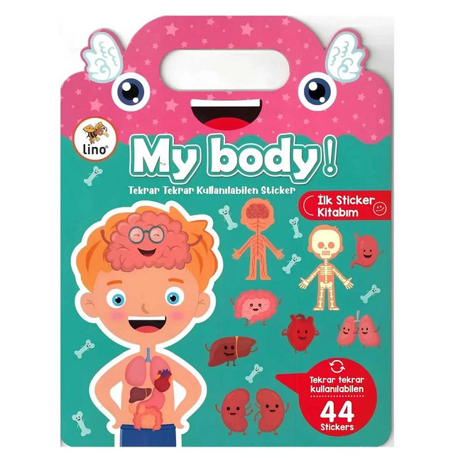 Tekrar Tekrar Kullanılabilen İlk Sticker Kitabım My Body