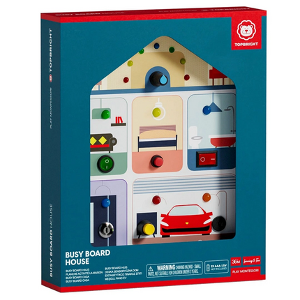 Top Bright Ahşap Oyuncaklar Alarm Evi