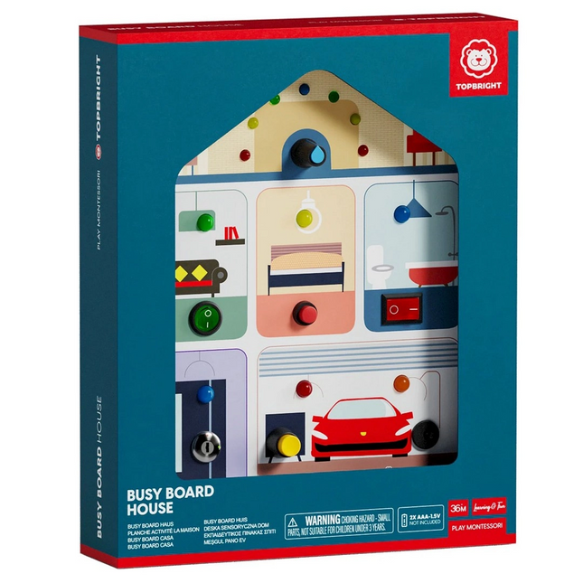 Top Bright Ahşap Oyuncaklar Alarm Evi