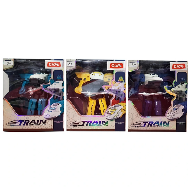 Trene Dönüşebilen Oyuncak Robot