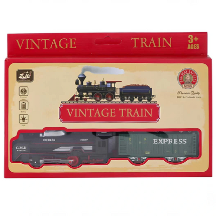 Vintage Classic Pilli Tren Seti 12 Parça