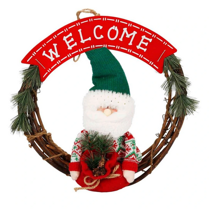 Welcome Yazılı Dekoratif Kapı Süsü 38 cm