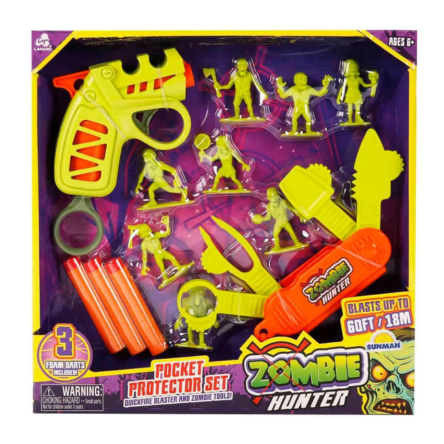 Zombi Avcısı Sünger Dart Atan Silah Oyun Seti